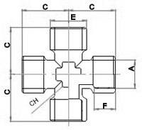 PFC,Brass air fitting, Air connector, Brass fitting, air fitting